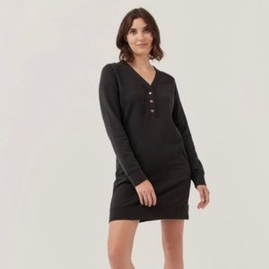Pact The Downtime Henley Dress